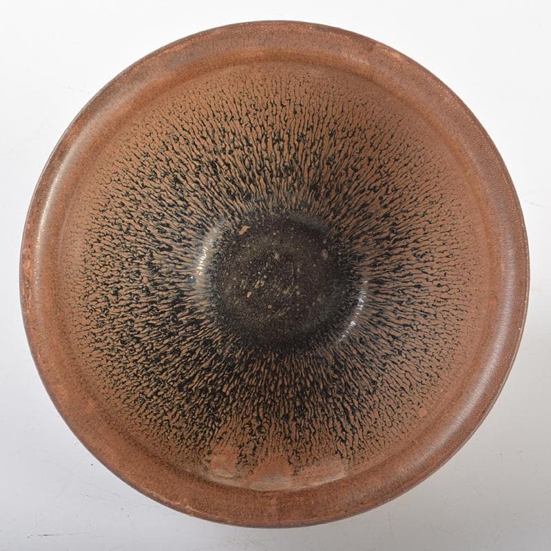 中国 南宋 建窯 兎毫盞 禾目天目茶碗 C R6465E - メルカリ