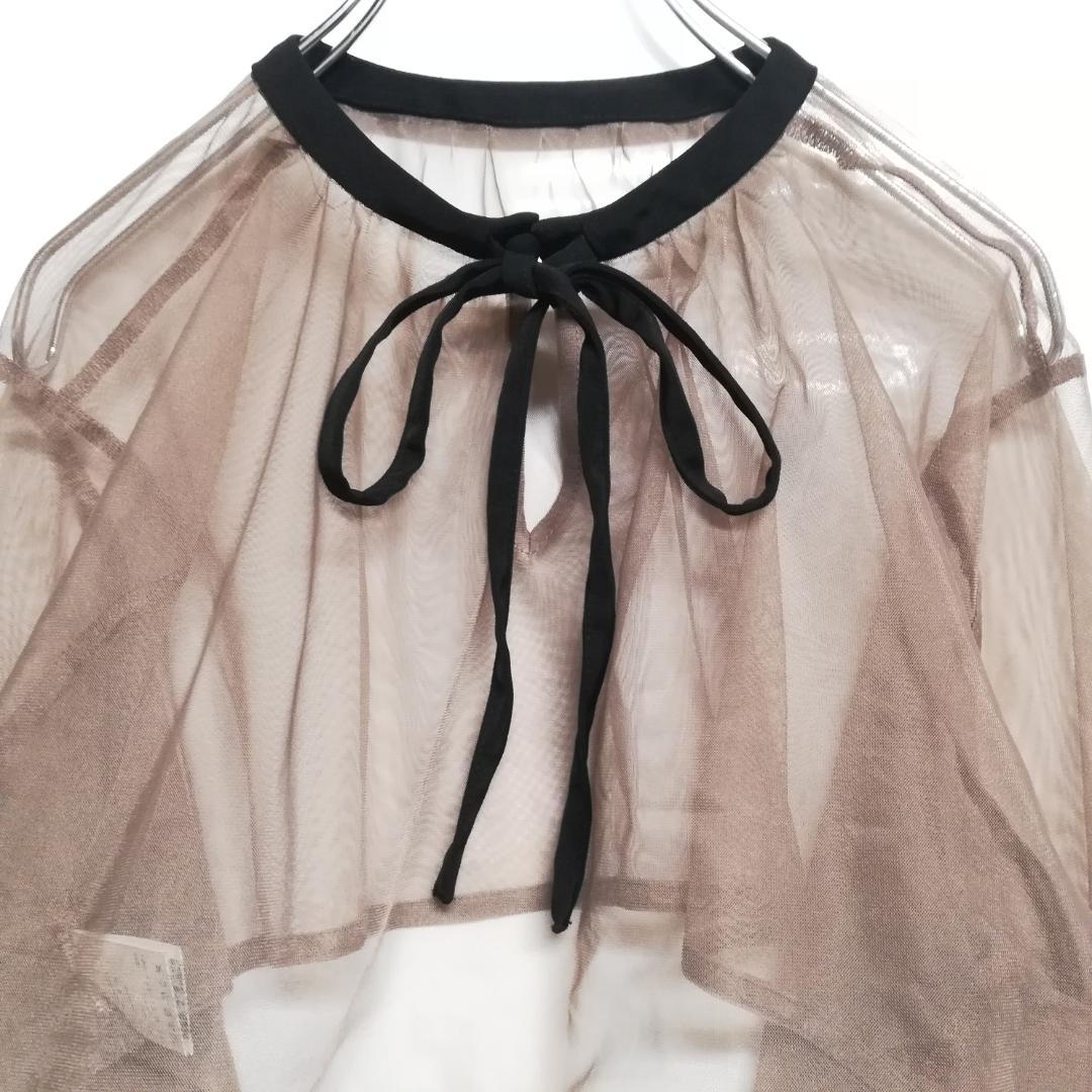 etoll. 結婚式 ワンピース 3wayシフォンボレロ&レースキャミドレス M