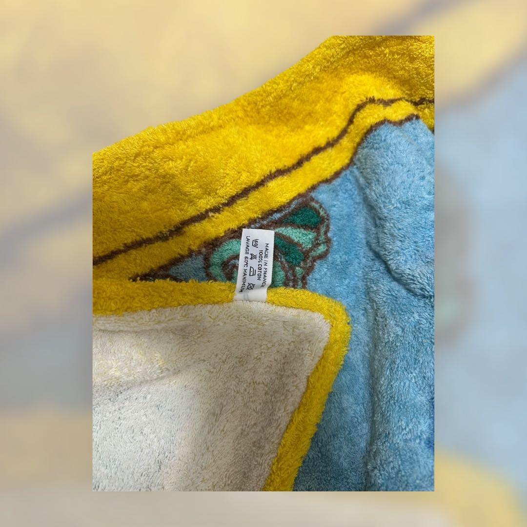 8614.希少 レア柄 エルメス ビーチタオル ホース柄 8614.希少 レア柄