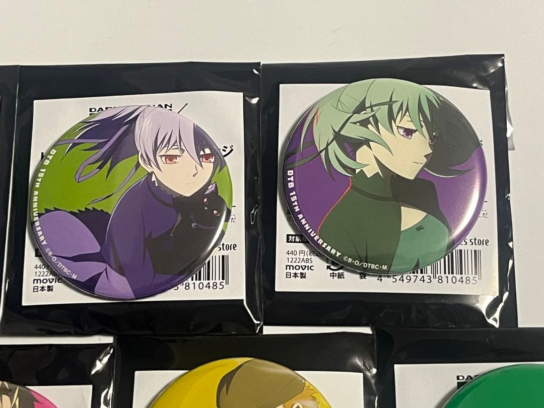 DARKER THAN BLACK 缶バッジ 8種まとめ売り-日本公式