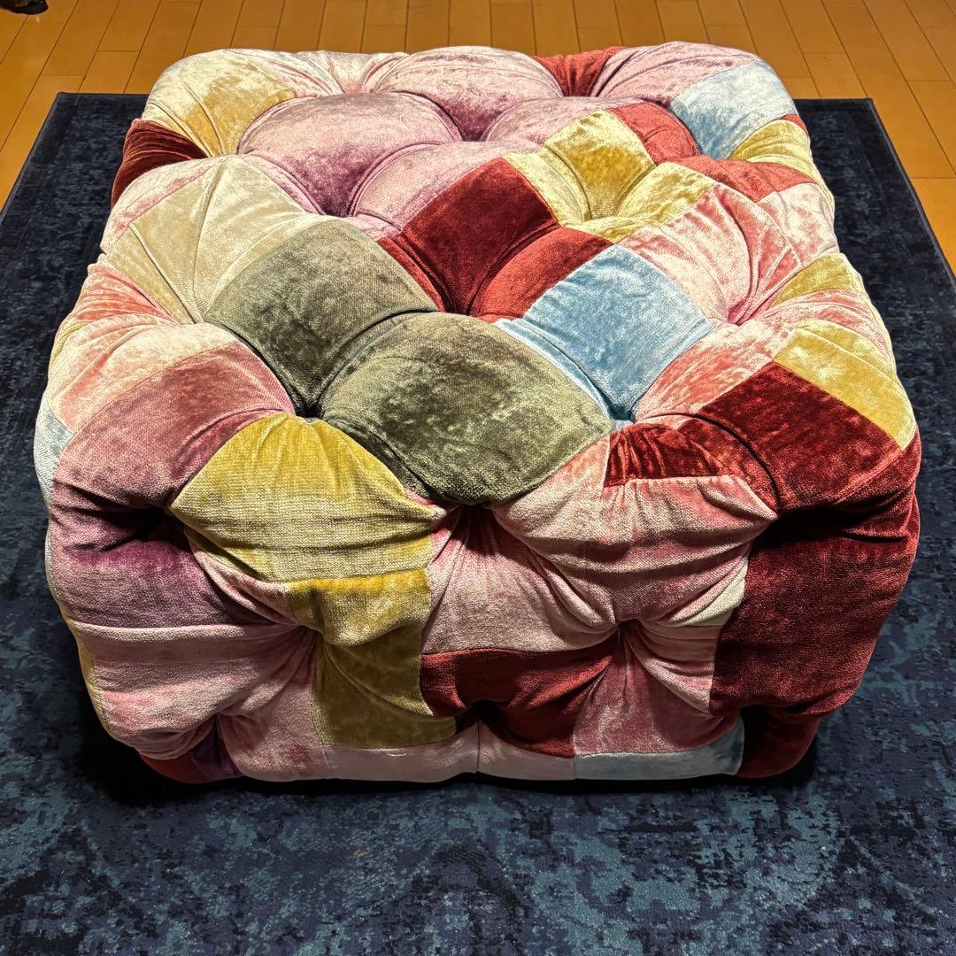 HALO ハロ ベンジントン フットスツール オットマン パッチワーク スツール