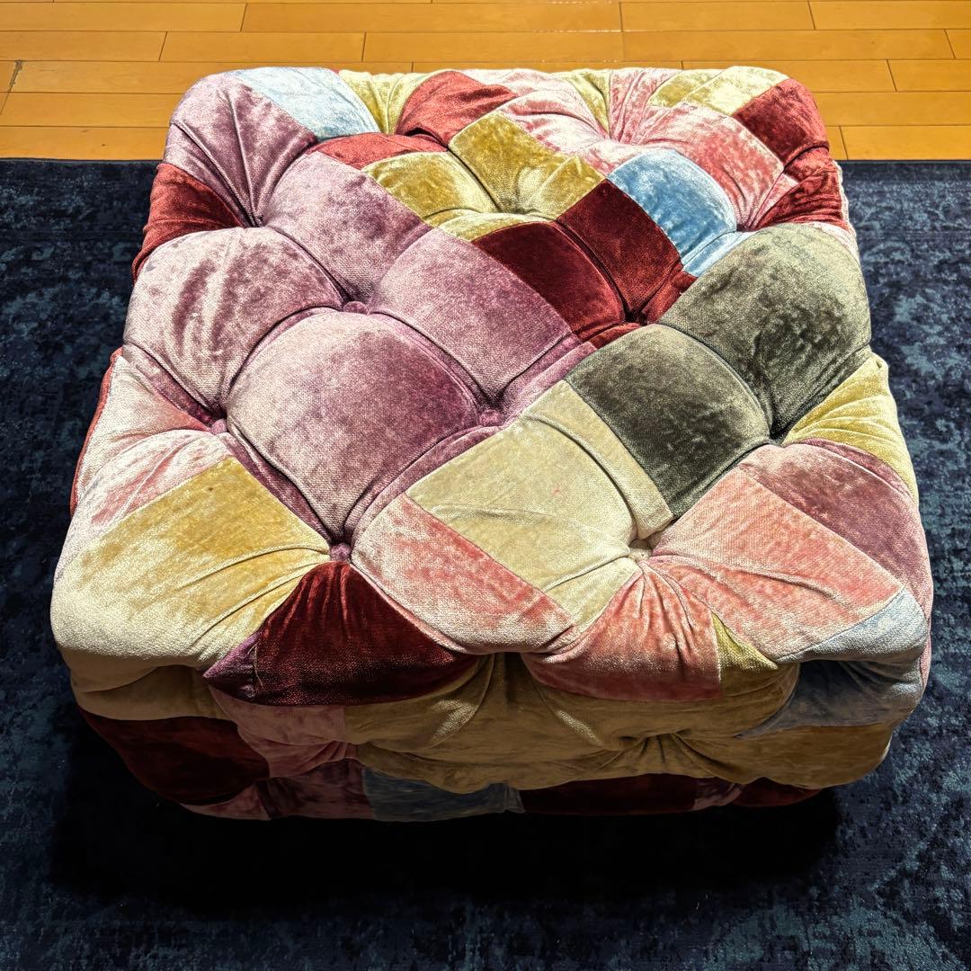 HALO ハロ ベンジントン フットスツール オットマン パッチワーク スツール