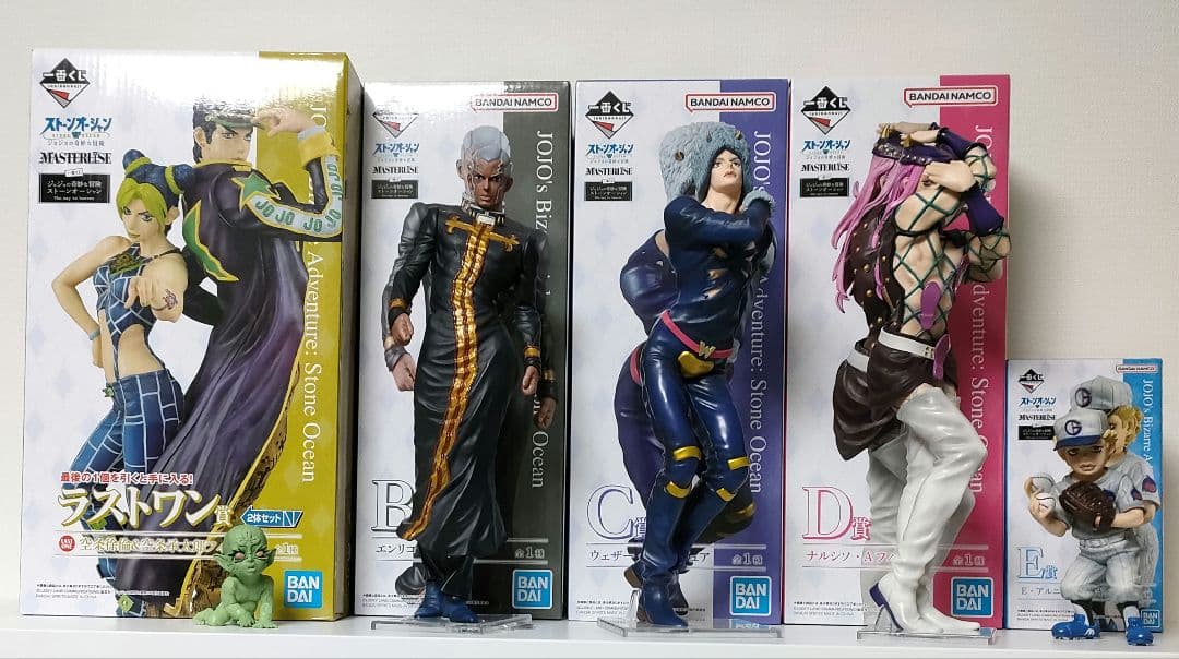 一番くじ ジョジョの奇妙な冒険フィギュアセミ コンプ