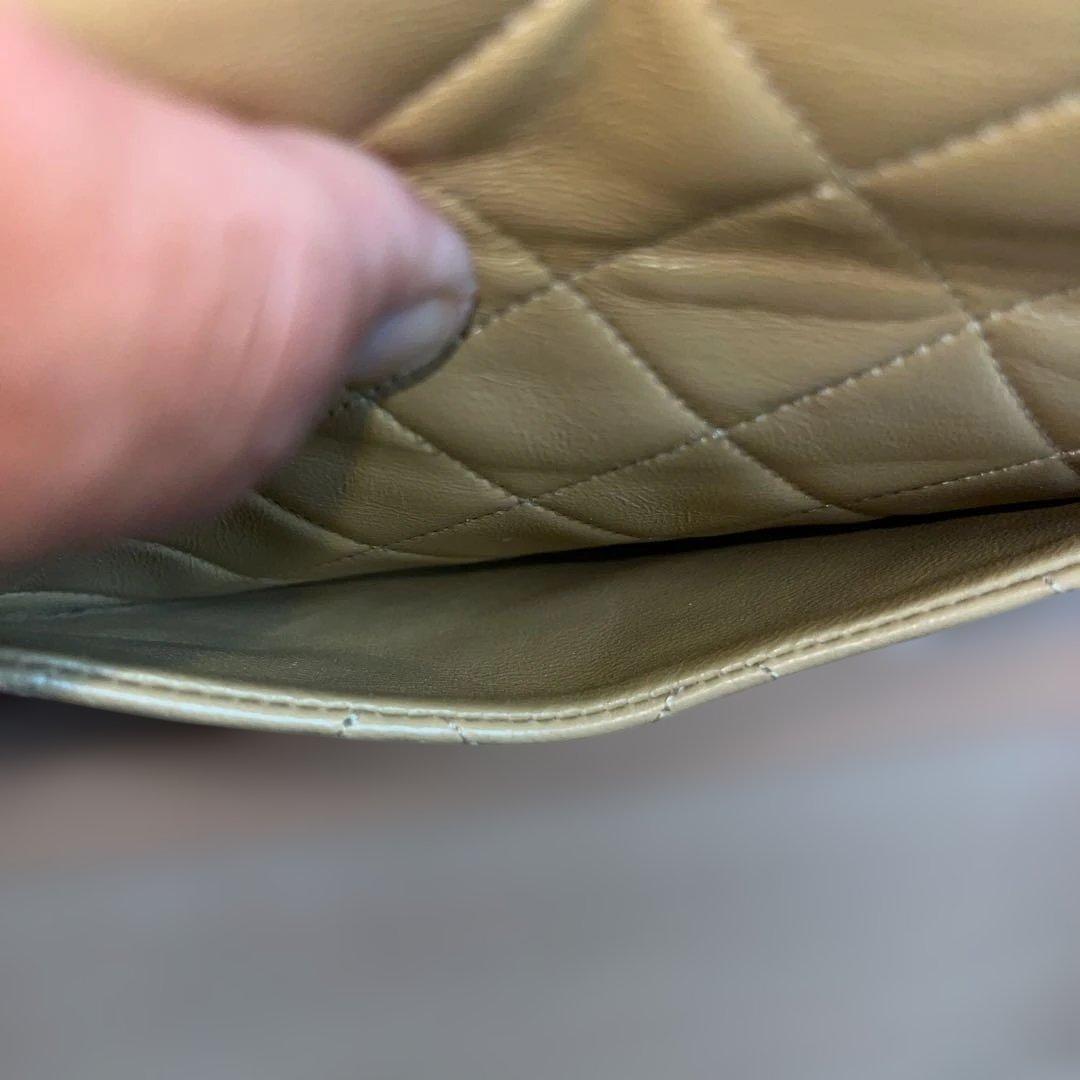 CHANEL シャネル マトラッセ ショルダーバッグ ヴィンテージ ベージュ