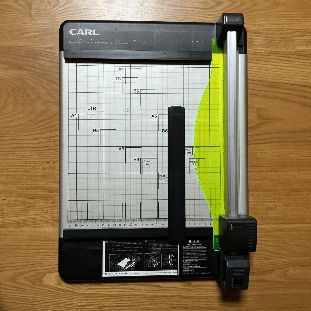 CARL 裁断機 ディスクカッター DC-210N（A4） - メルカリ