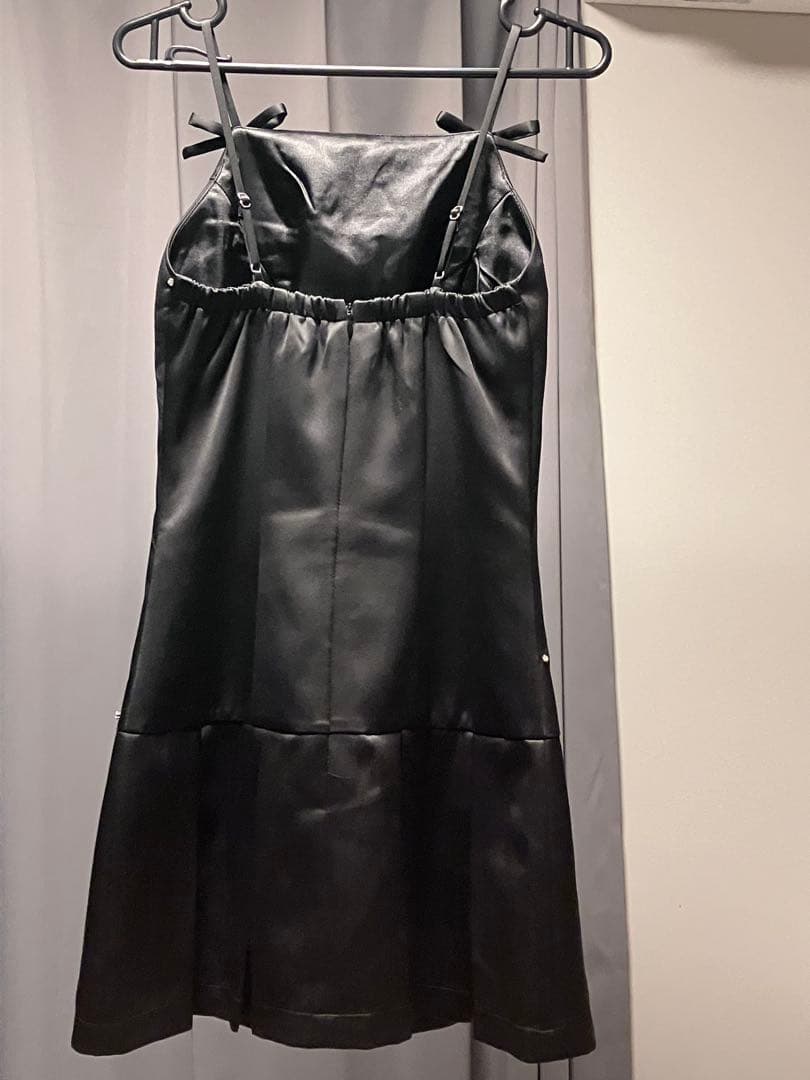 ROBE de FLEURS ブラックミニドレス