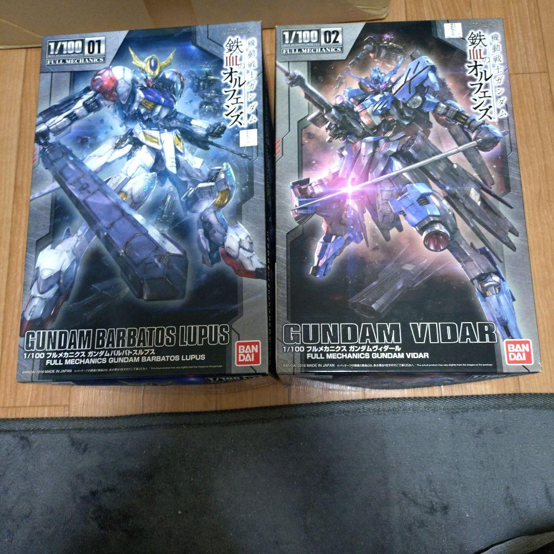 1/100＆フルメカニクス 鉄血のオルフェンズ ガンダムバルバトス等8点