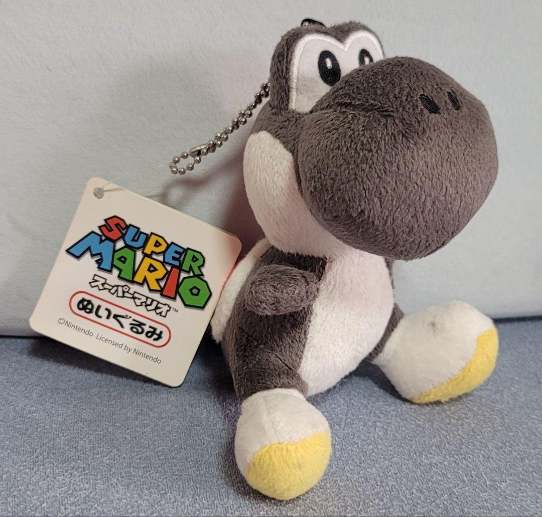 スーパーマリオ ぬいぐるみ ヨッシー 黒 くろ ブラック スーパーマリオ