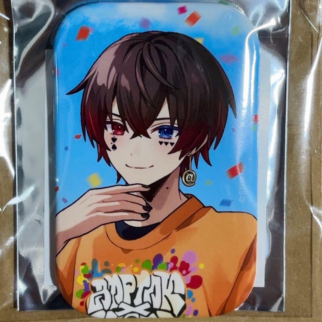 AMPTAKxCOLORS アンプタック スクエア缶バッジ あっとくん - メルカリ