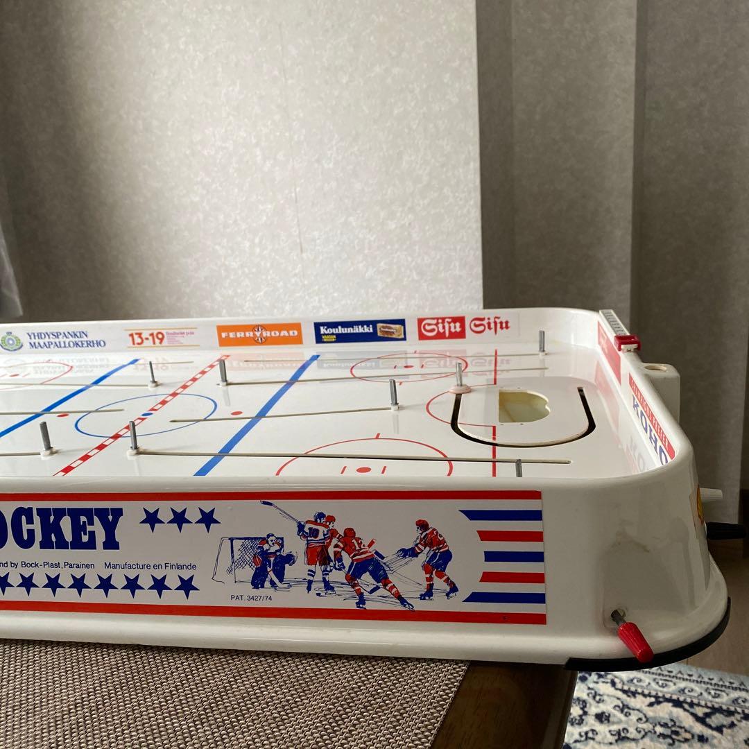 【極レア】'80sフィンランド製リアルアイスホッケーゲーム　スケール大 箱付き