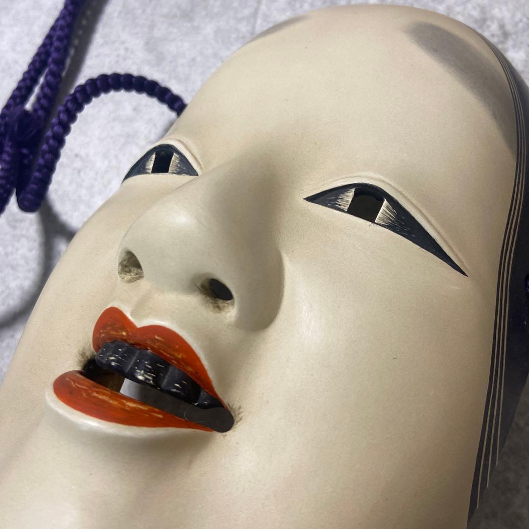 harvey様 伝統能面 小面木彫お面伝統芸能能舞台