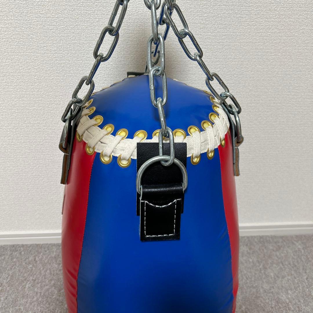 Winning ウイニングタイミングバッグサンドバッグ 赤/青 チェーン付き