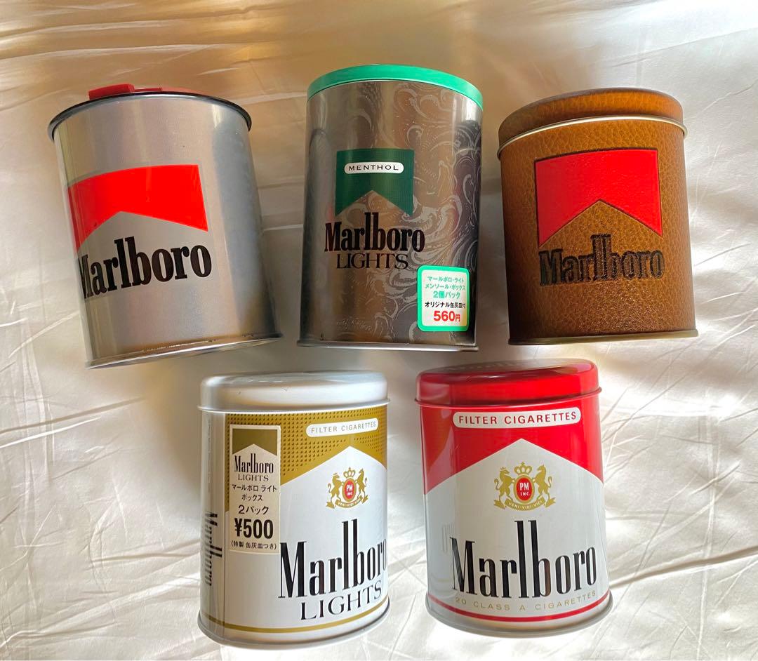 Marlboro マルボロ 缶灰皿 5種 ノベルティグッズ 非売品 - メルカリ