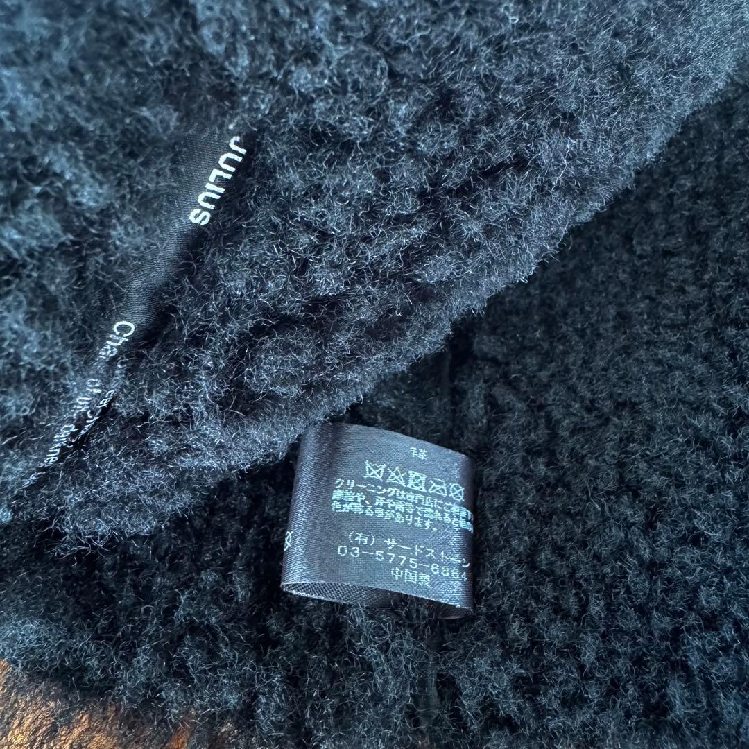 【ユリウスJULIUS ラムレザーボアジップグローブ 】