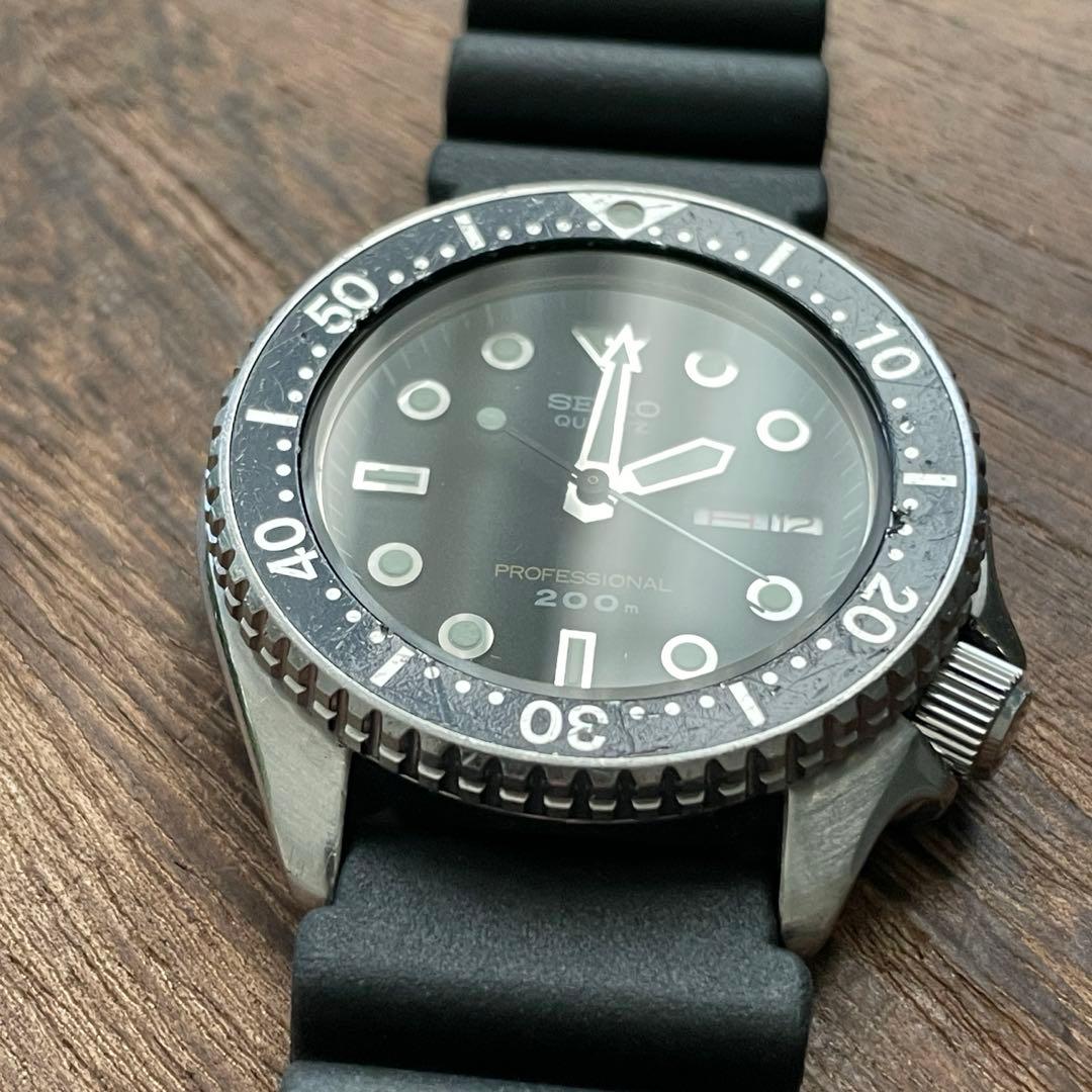 電池交換済　セイコー プロフェッショナル 200mダイバー