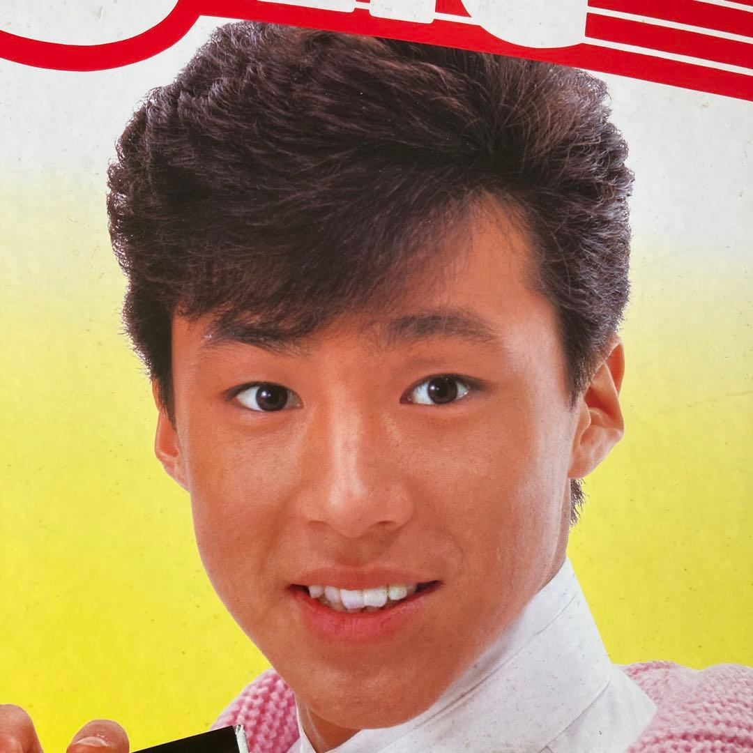 超希少　少年隊　明治Delaチョコレート　特大看板　横85cm