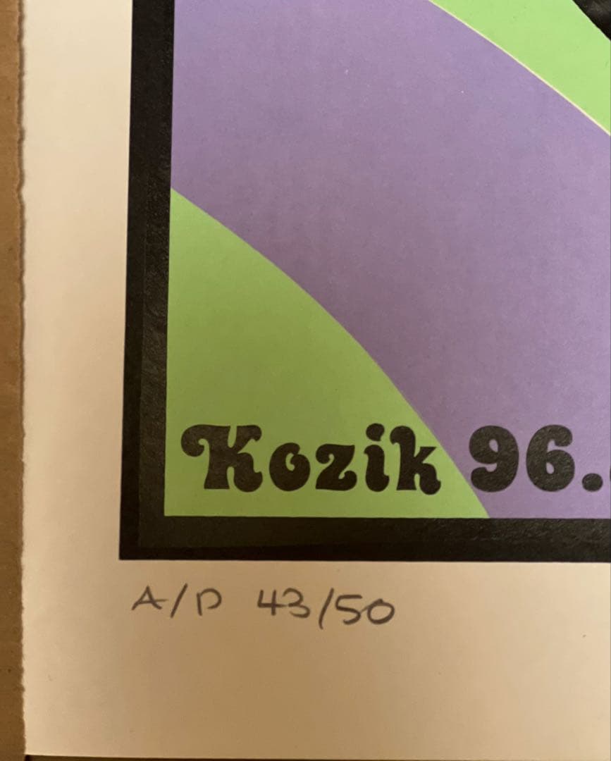 Frank Kozik × Anna Suiシルクスクリーンポスターです