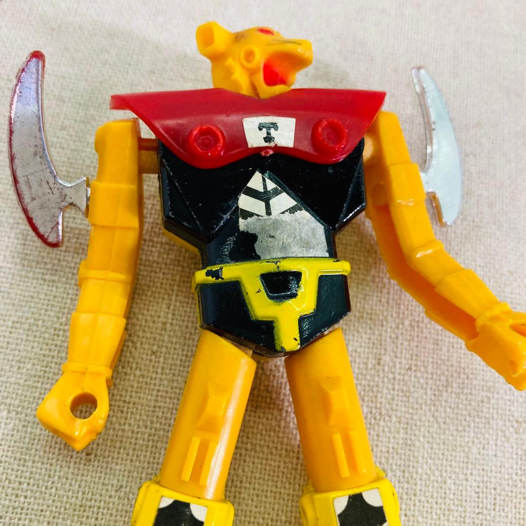 当時物 ミニ合金 龍虎巨人ゴーカイザー ゴーカイタイガー タカトク