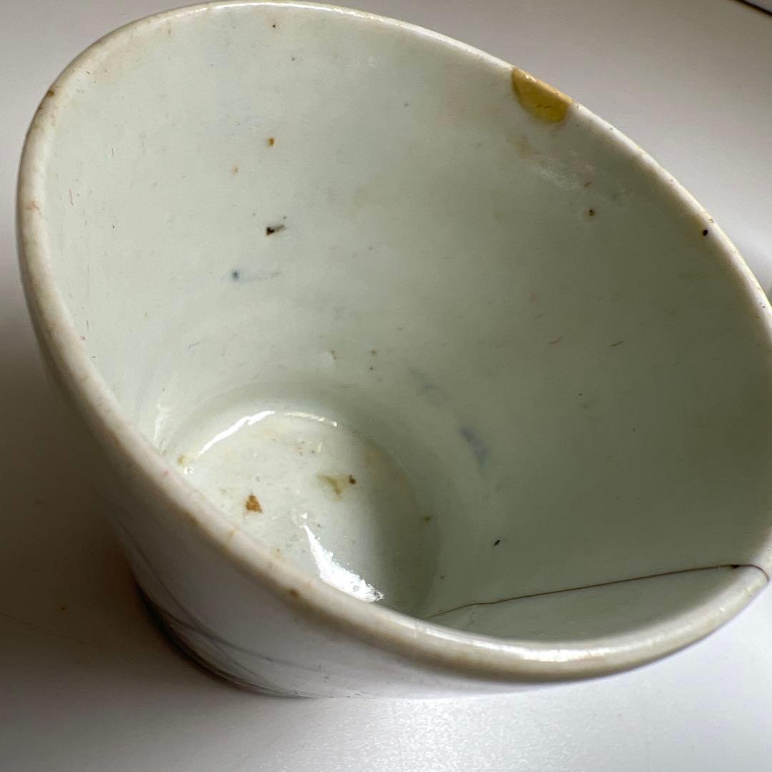 江戸初期 初期伊万里厚底そば猪口3客 口径7~7.5㎝ 東Y8-0204①タトチ