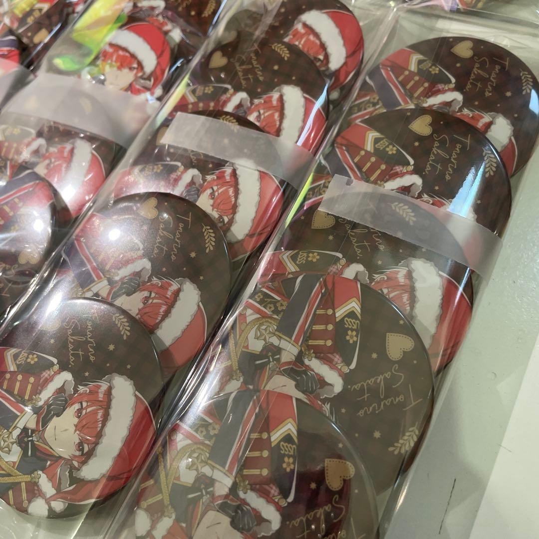 L81.浦島坂田船 となりの坂田 缶バッジ 2020 クリスマス サンタ 等身