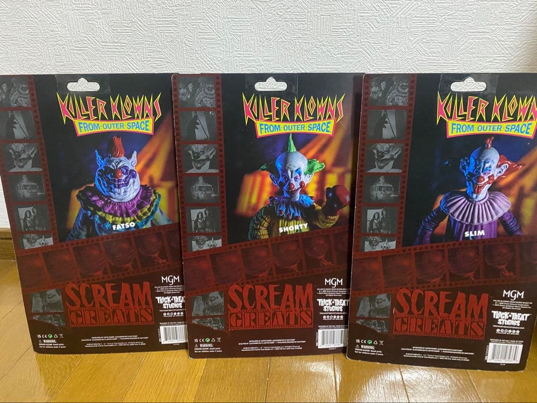 TRICK OR TREAT STUDIOS キラークラウン 3体セット