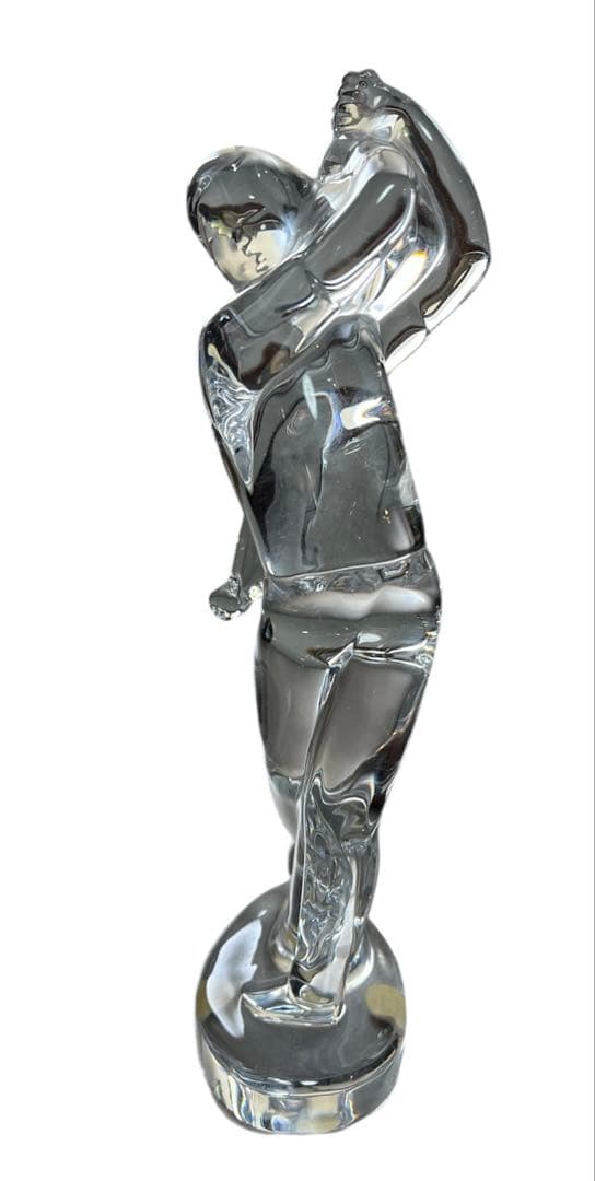 バカラ☆クリスタルガラス ゴルフ オブジェ