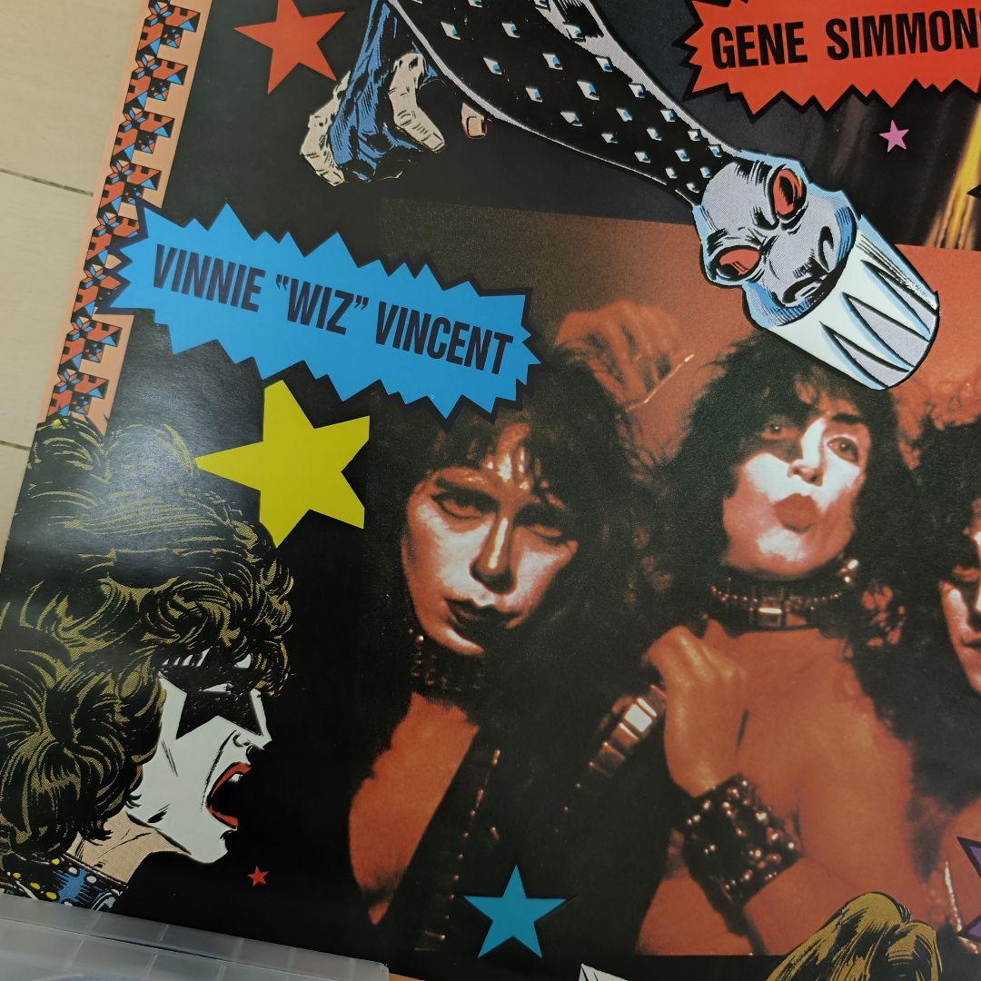 超レア♪ 「地獄の回想」KISS LICK IT UP ポスター 当時物 非売品