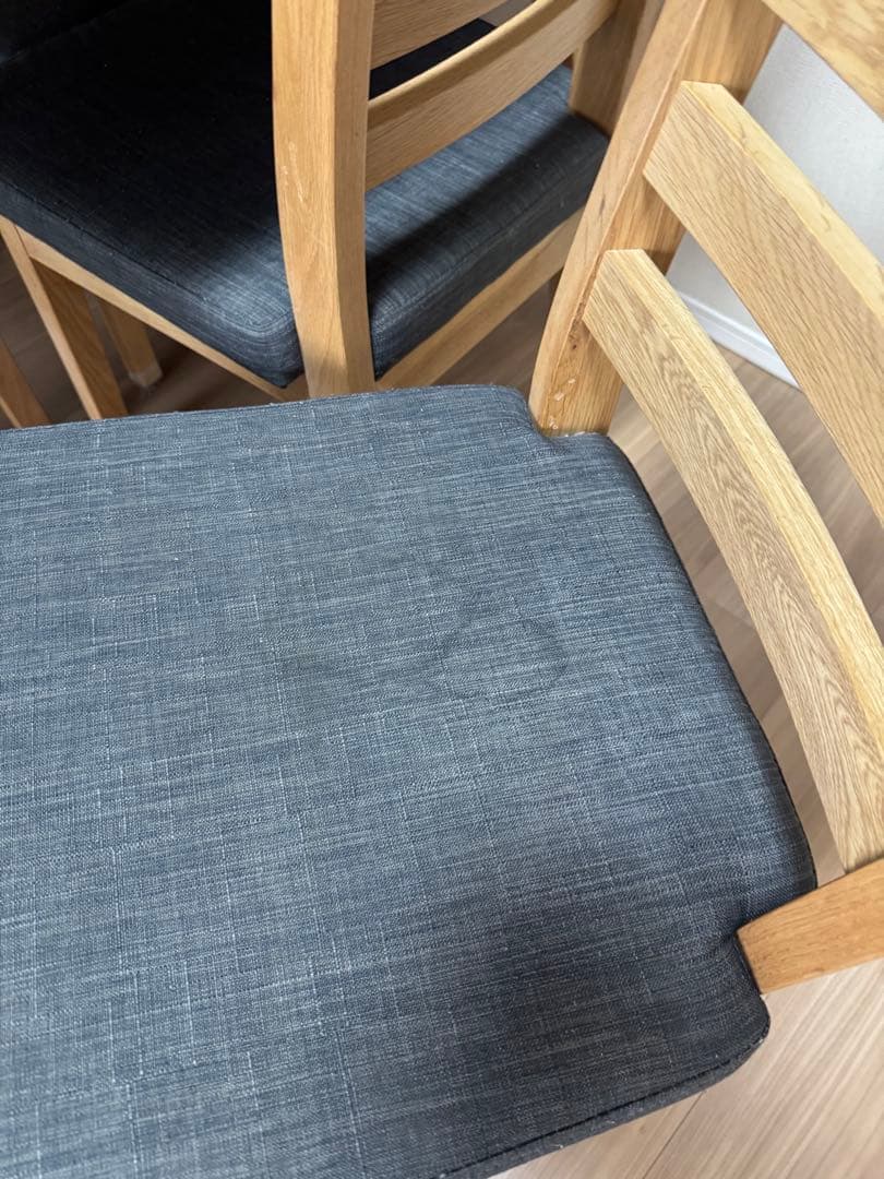 3/15まで【ダイニングテーブルセット】ニトリ 北欧風140(オーランド)