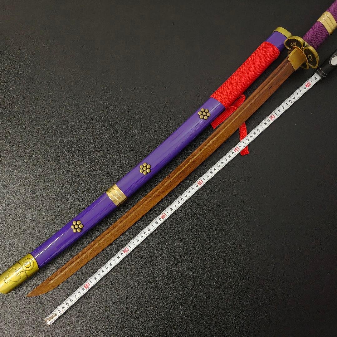 日本刀　模造刀　閻魔　木製刀　硬木製　居合練習　コスプレ用　刀剣拵　武道具