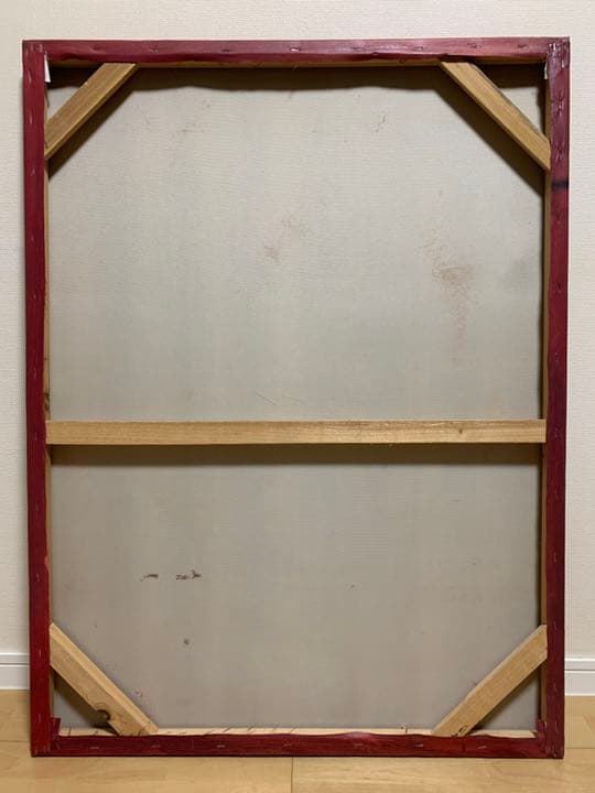 ライオン　動物　アニマル　油画　油絵