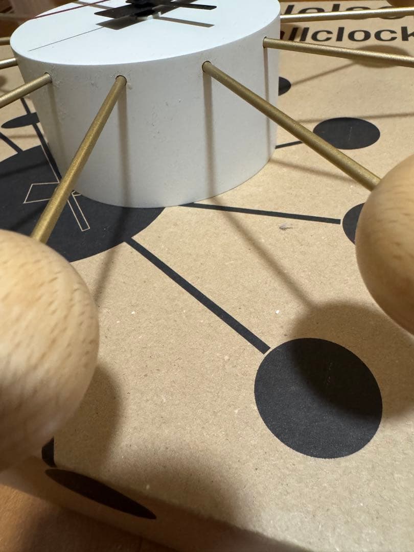 インテリア時計 e Nelson Vitra Ball Clock beech