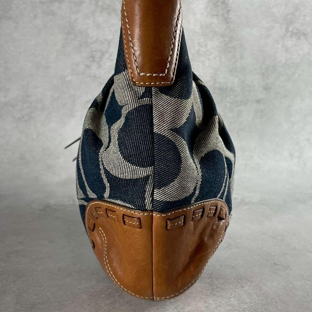 Y2K✨COACH Ergo Signature Denim Shoulder