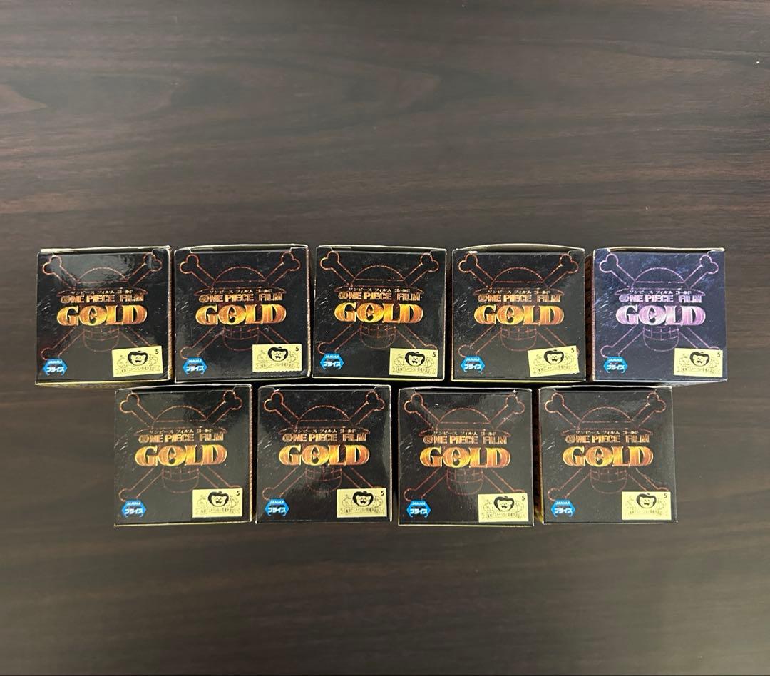 開封品　ワンピース　コレクタブル　FILM GOLD 9体