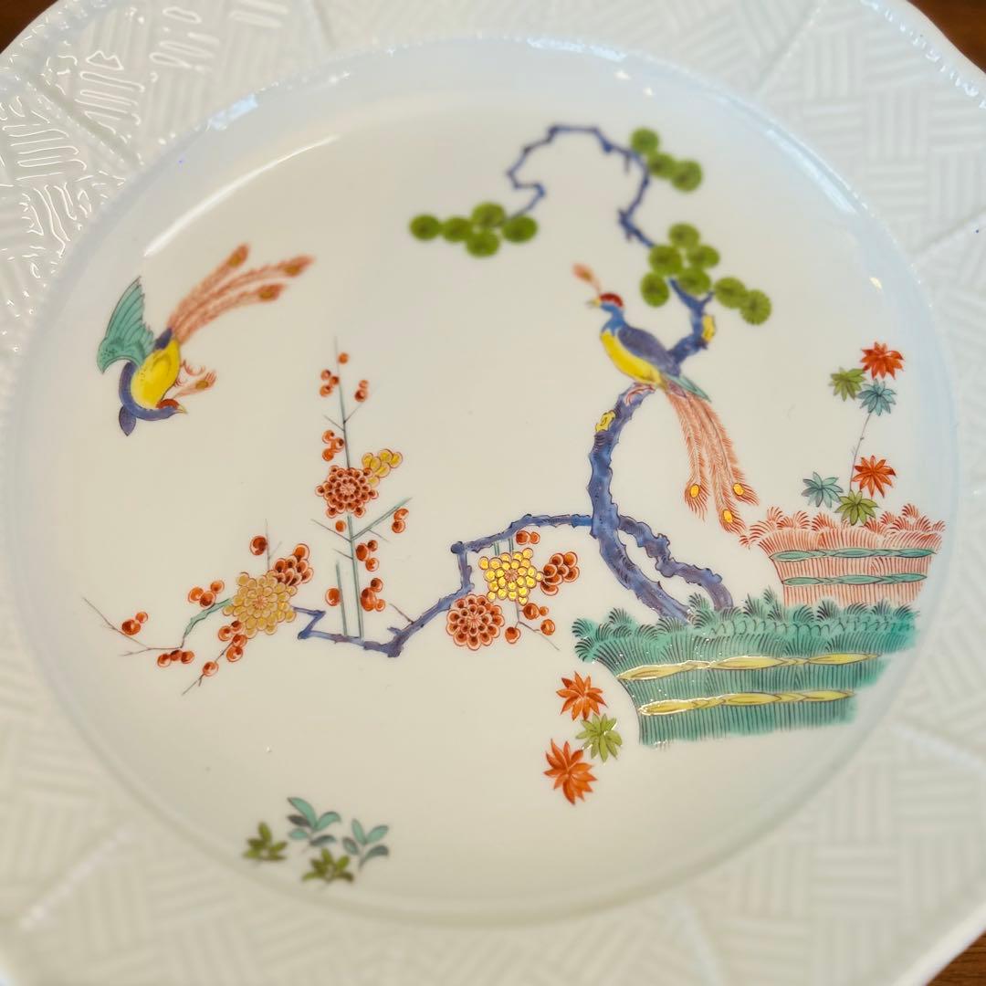 【値下げ】マイセン　柿右衛門　シノワズリ プレート　皿　23cm