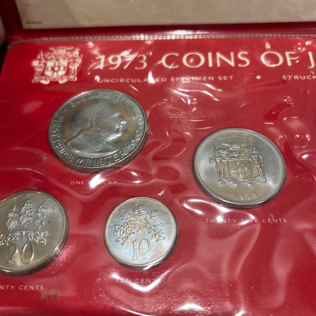 コインセット コインオブジャマイカ 1973年 フランクリンミン