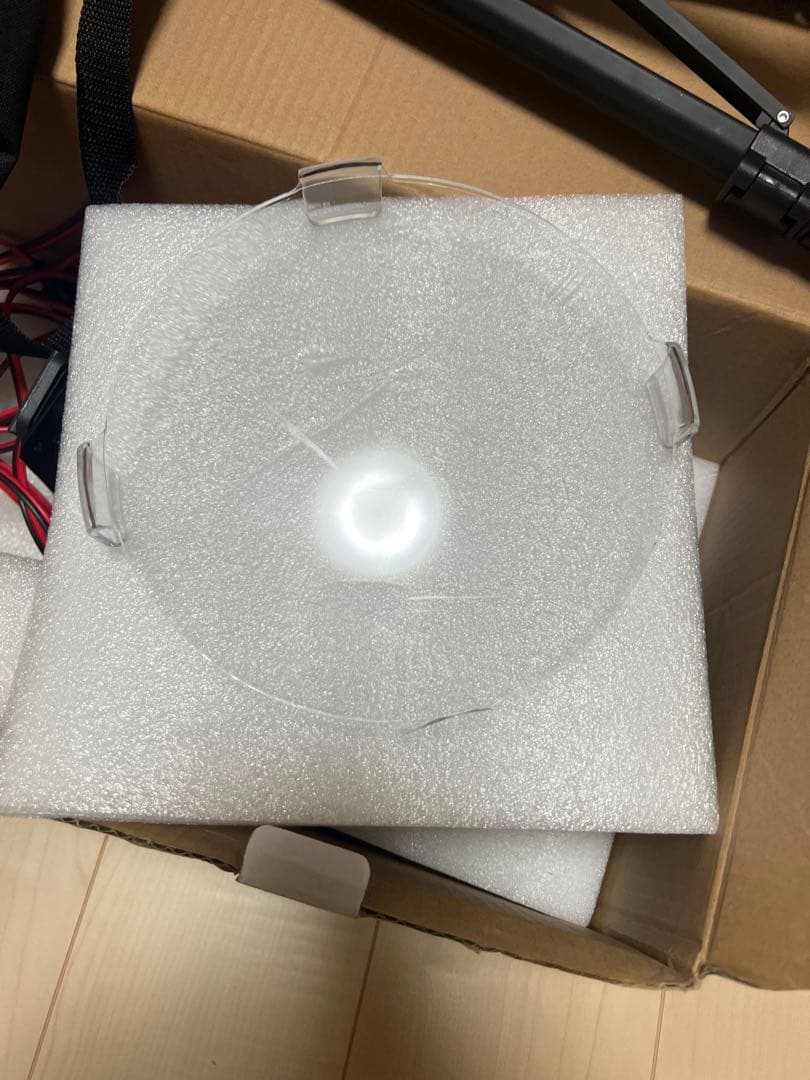 強力 HID7インチ 100W 紫外線強化バルブ 灯火採集 車にポン付け可能