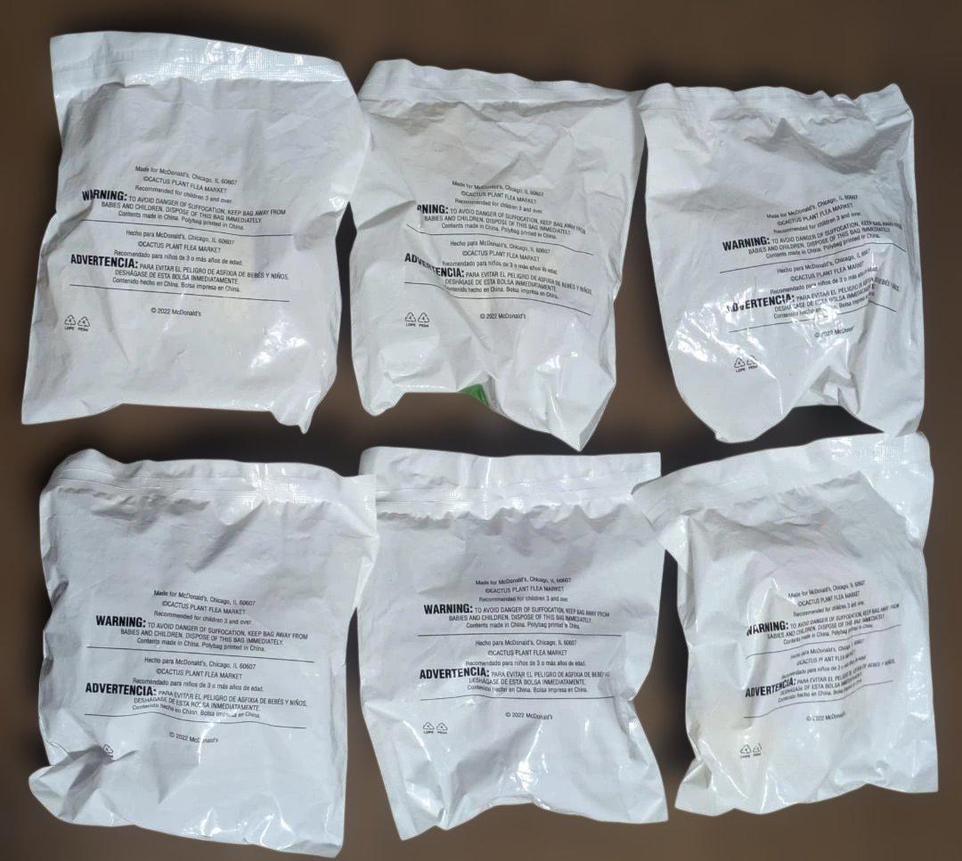 【未開封・全4種コンプ】マクドナルド × CPFM コラボフィギュア 6個セット