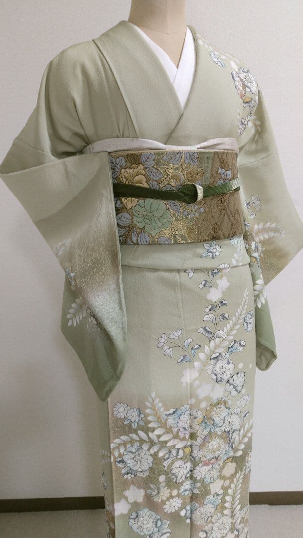 1675❱ フルセット 訪問着 辻ヶ花 袋帯 帯締め 帯揚げ 正絹 着物