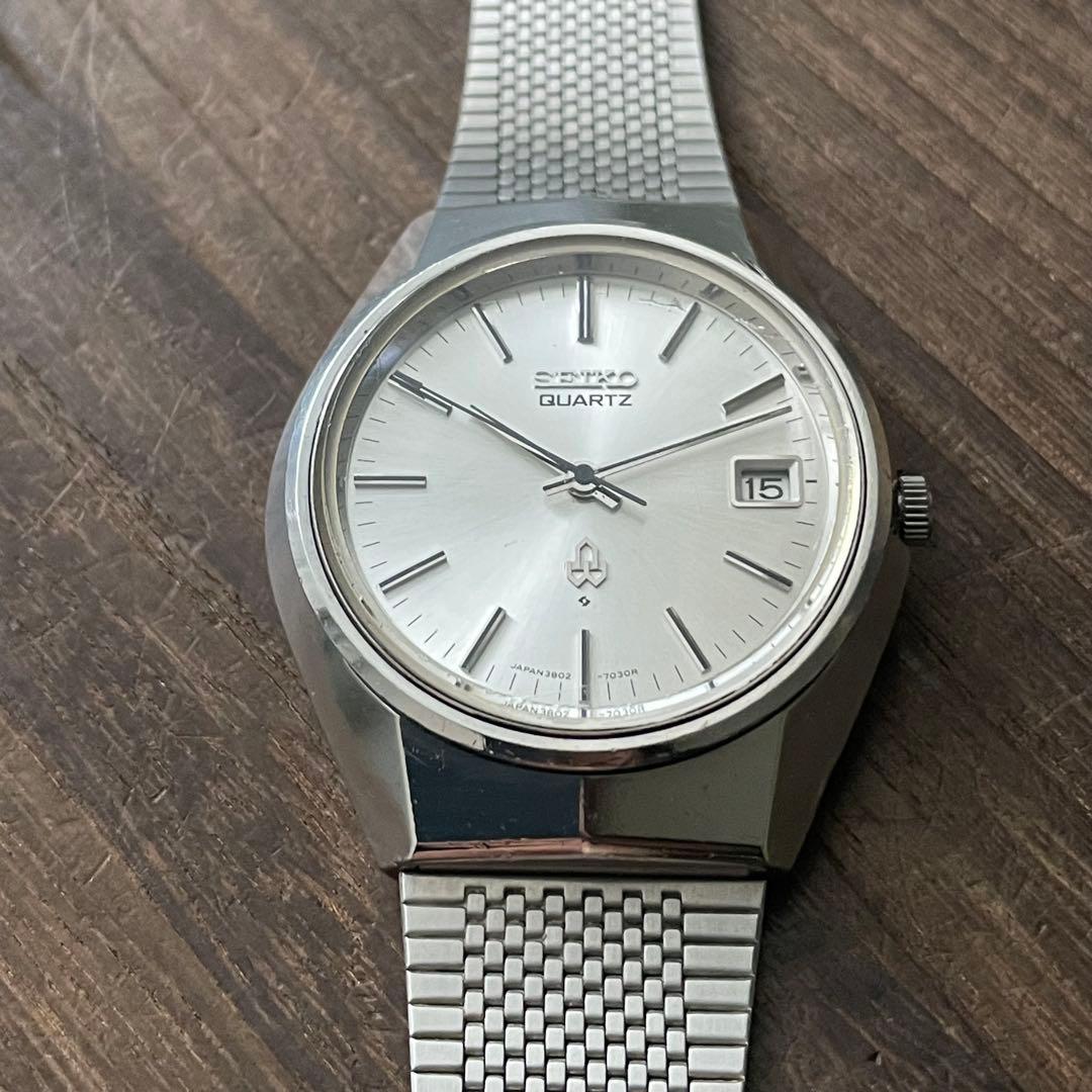 電池交換済　セイコー　オールドクォーツ