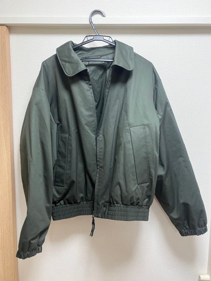 UNIQLO U パフテックショートブルゾン OLIVE Lサイズ - メルカリ