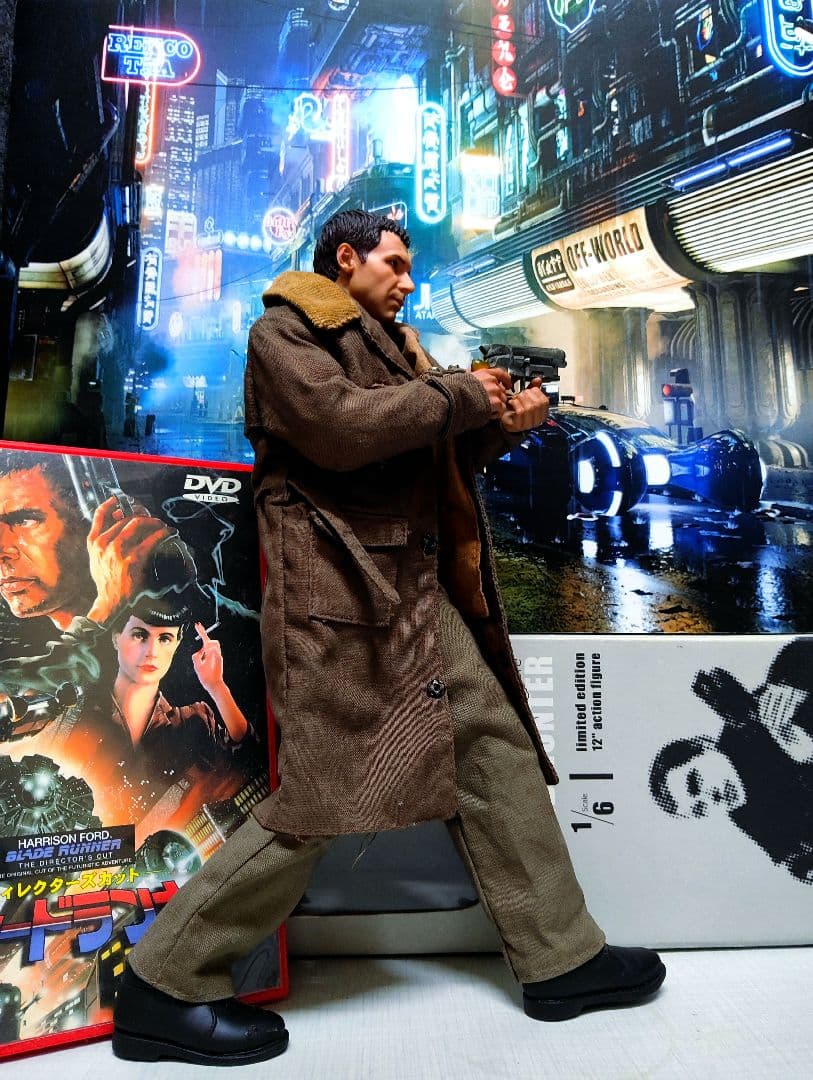 映画[ブレードランナー(デッカード)]1/6.箱付き希少品!