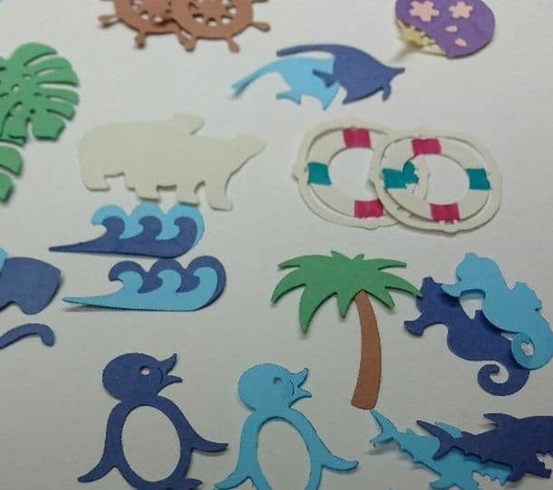 クラフトパンチ《水族館、夏物》オーダー受付中！ アルバム飾り 夏物