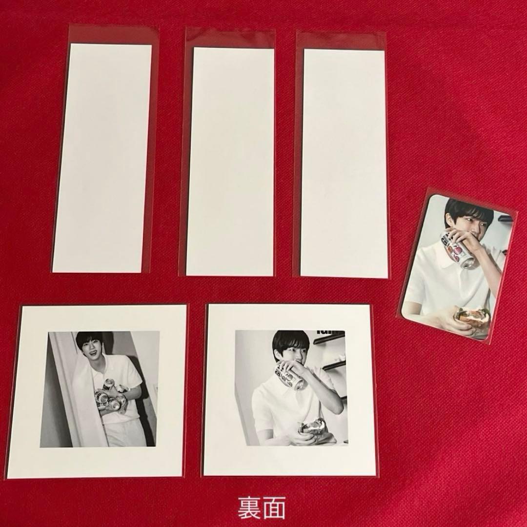 BTS ロングステッカー・ステッカー・ホログラム両面フォトカード♡Jin