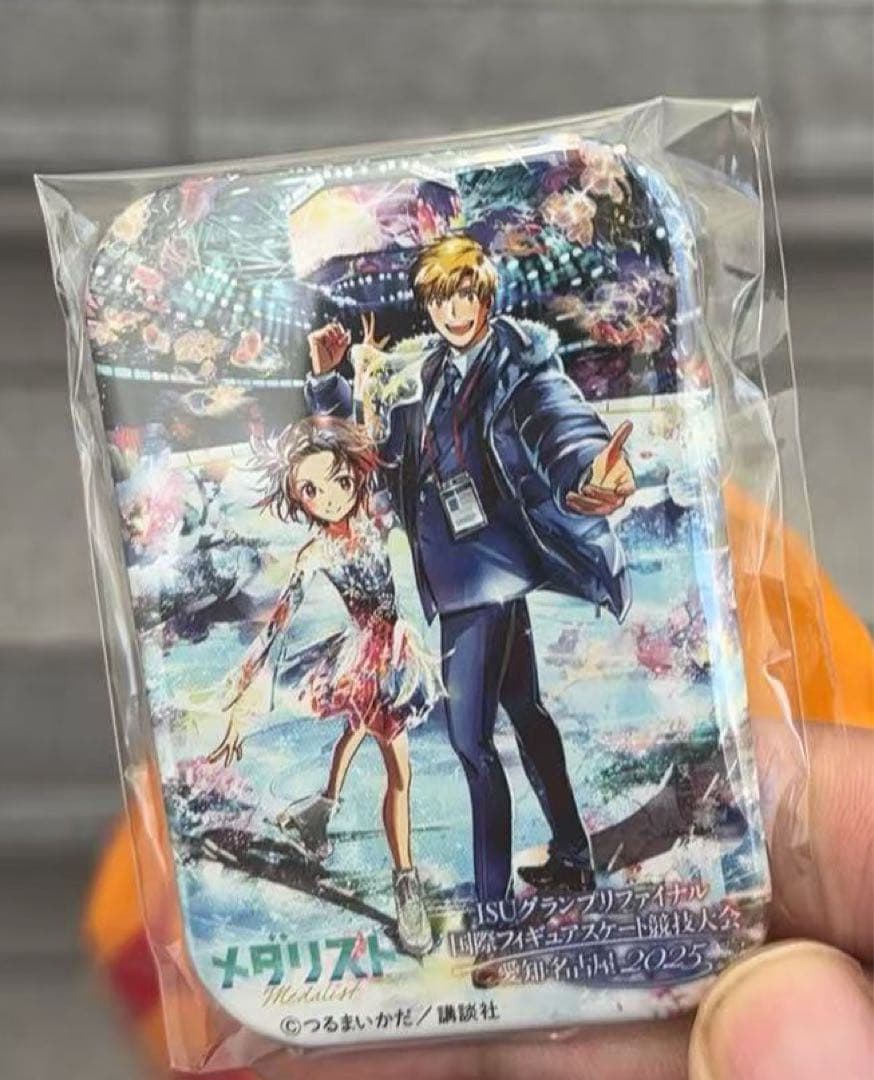 稀少 メダリスト 缶バッジ レア 限定 非売品 2025 フィギュア