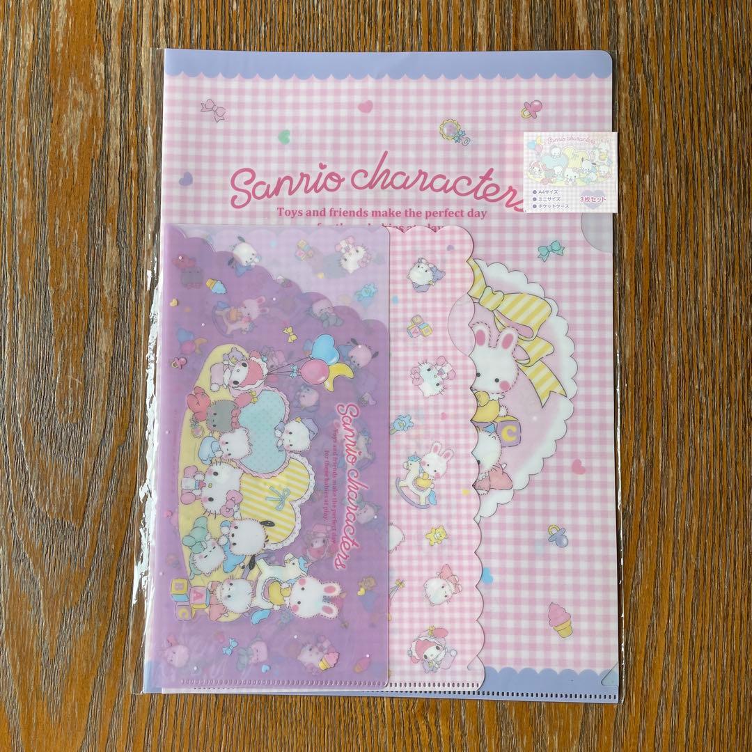 サンリオ キキララ リトルツインスターズ クリアファイル ノート カードケース
