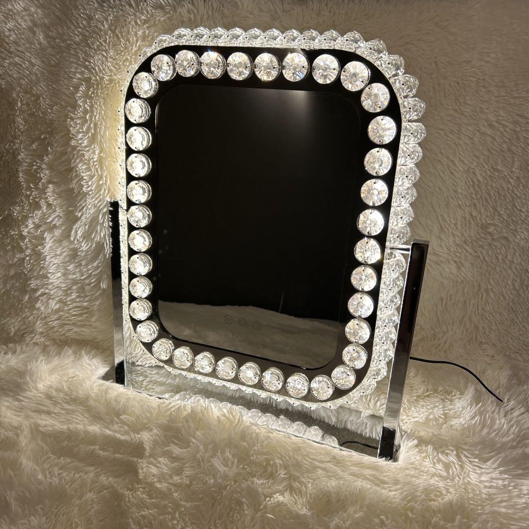 女優ミラー LEDライト ハリウッドミラー 化粧鏡 女優鏡 卓上ミラー