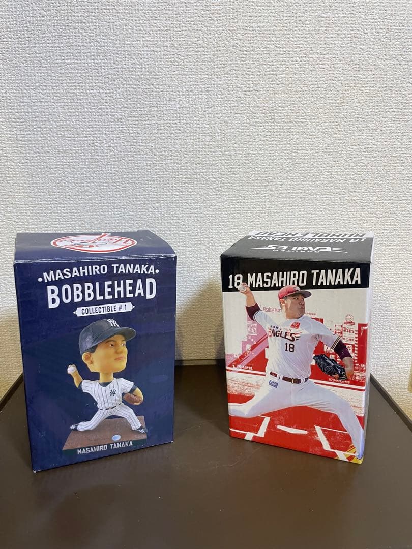 田中将大 ヤンキース&楽天イーグルスボブルヘッドセット