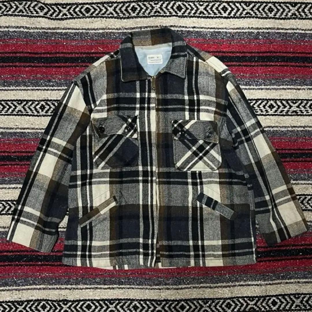 【sears】70s USA製TALONジップ CPOジャケット 1960s-70s Sears TALON Zip-up Jacket – ataco garage blog