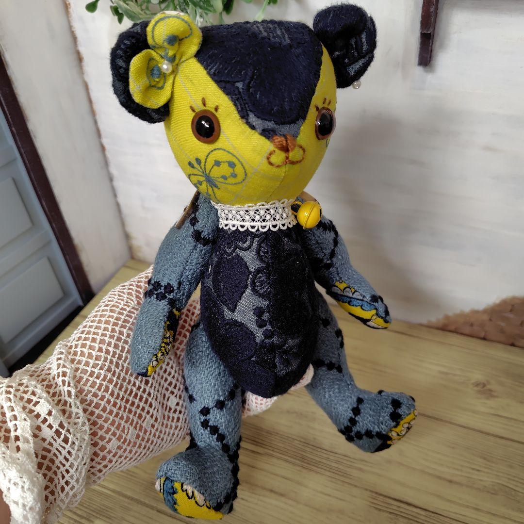 ミナペルホネン＊ハンドメイド＊ぬいぐるみ＊テディベア＊58 ミナ