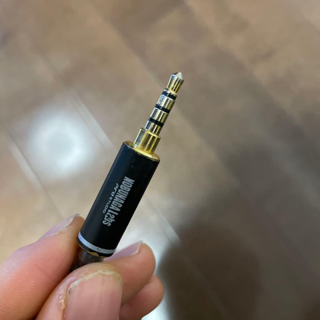 NOBUNAGA Labs 黒龍　ヘッドホンケーブル 3.5mm 4.4mm